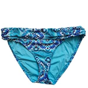 La Blanca Blue Floral Swim Bottom